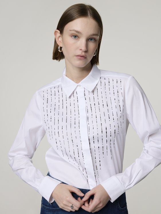 Image sur Blouse avec strass