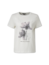 Image sur T-shirt avec coton