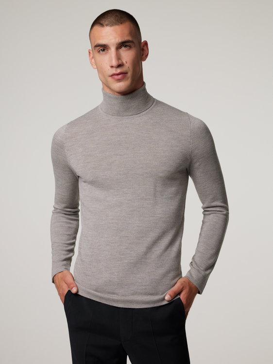 Image sur Pull à col roulé Regular Fit