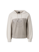 Bild von Strick-Hoodie aus Baumwolle