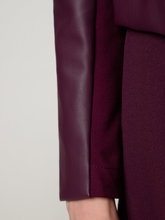 Image sur Veste blazer en simili cuir