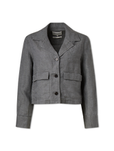 Bild von Leinenjacke im Relaxed Fit
