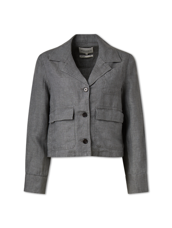 Bild von Leinenjacke im Relaxed Fit