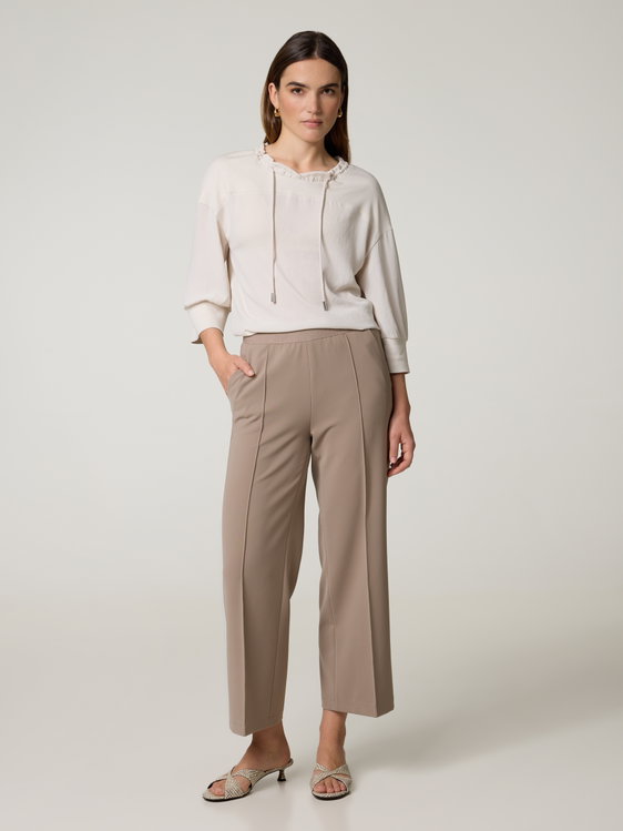 Bild von Hose im Wide Leg Cropped Fit