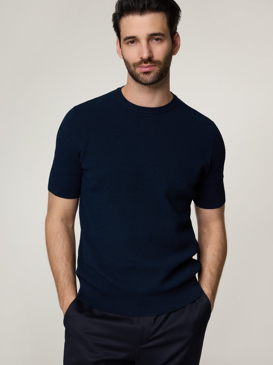 Bild von Strickshirt aus Baumwolle