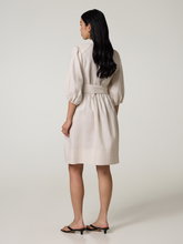 Image sur Robe mi-longue en lin