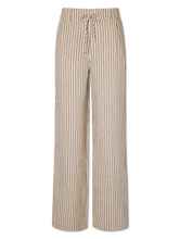 Image sur Pantalon en lin rayé