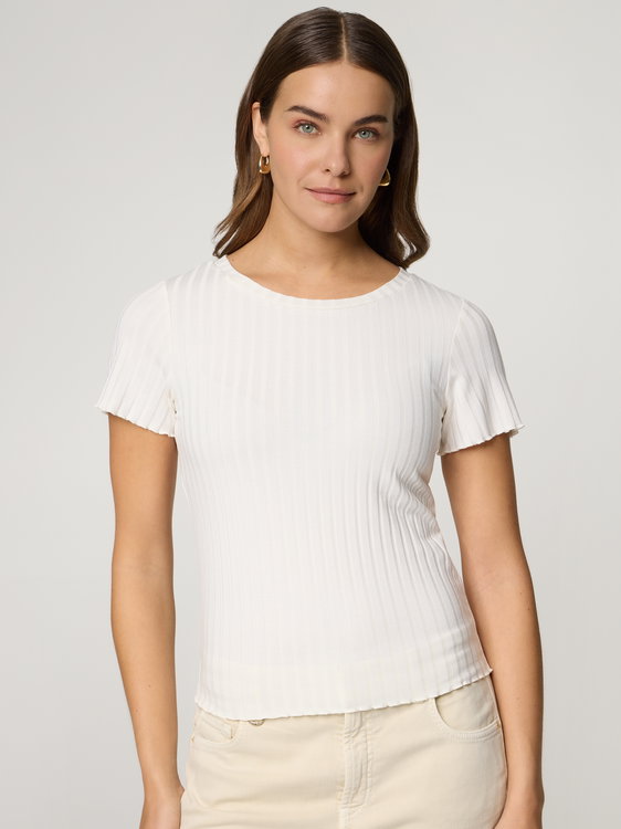 Bild von T-Shirt mit Rippen