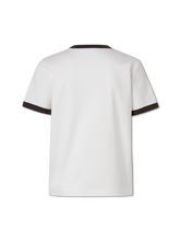 Bild von T-Shirt mit Kontrastbündchen