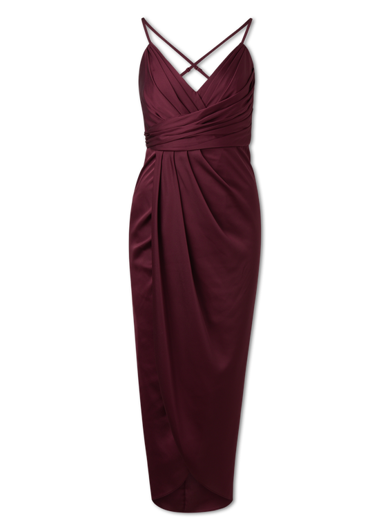 Image sur Robe de cocktail en satin
