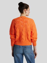 Bild von Strickjacke aus Lochstrick