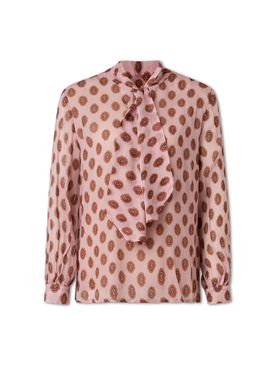 Image sur Schluppenbluse mit Muster