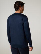 Image sur T-shirt à manches longues en laine mérinos