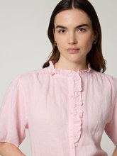 Bild von Kurzarmbluse aus Leinen VIVE