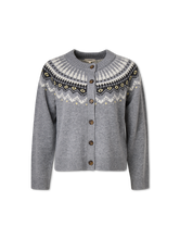 Bild von Strickjacke mit Wolle GAMORI