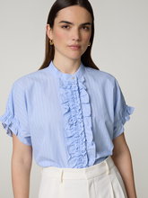 Bild von Kurzarmbluse aus Baumwolle