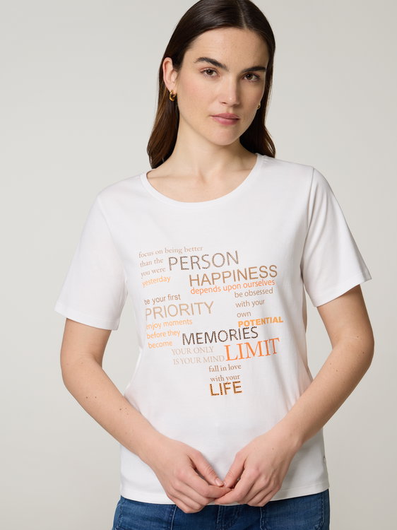 Bild von T-Shirt mit Strasssteinen