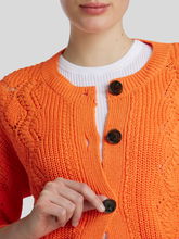 Bild von Strickjacke aus Lochstrick