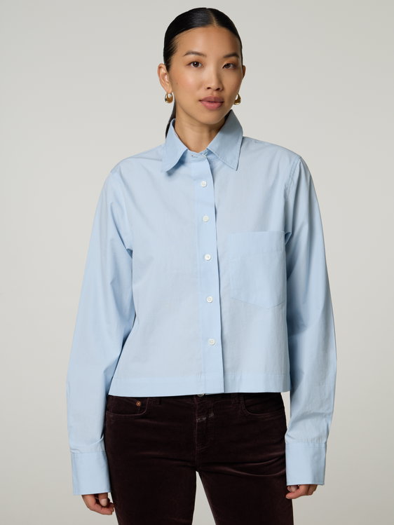 Bild von Hemdbluse im Cropped Fit