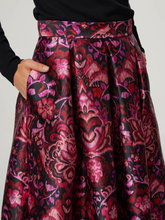 Bild von Midijupe mit Muster RED