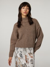 Image sur Pull tricoté en laine mélangée
