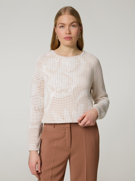 Bild von Pullover mit Ajourstrick