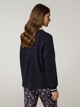 Bild von Sweatshirt mit Polo-Kragen