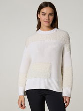 Bild von Pullover im Materialmix