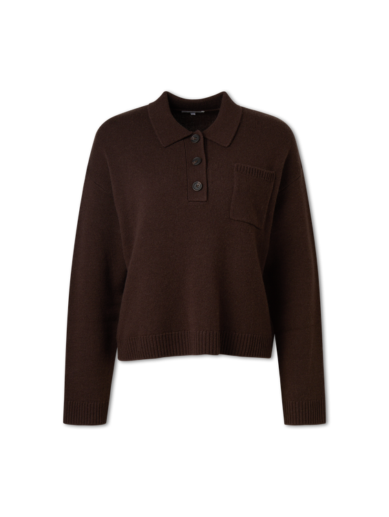 Bild von Polopullover mit Kaschmir