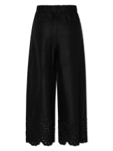 Bild von Leinenhose mit Lochstickerei