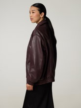 Image sur Blouson aviateur en cuir d'agneau