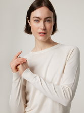 Image sur Pull maille avec soie