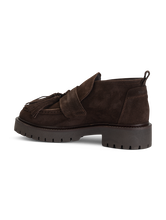 Bild von Ankleboots aus Veloursleder